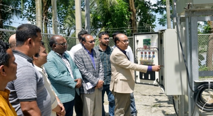 নোবিপ্রবিতে বিদ্যুৎ উপকেন্দ্র উদ্বোধন,শুরু নিরবচ্ছিন্ন বিদ্যুৎ সরবরাহ